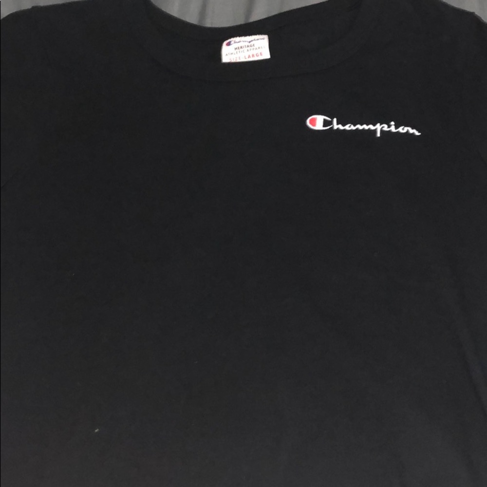 Champion black crop top